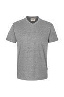 Hakro 226 V-neck shirt Classic - Mottled Grey - 3XL