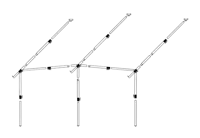 Dorema Frame Voortent Staal EasyGrip 25mm diepte 240