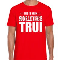 Dit is mijn bolletjes trui fun tekst t-shirt rood voor heren - thumbnail