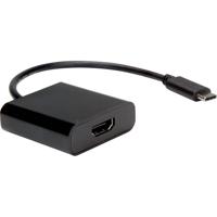 Value 12.99.3211 USB-C-displaykabel USB-C / HDMI Adapterkabel USB-C stekker, HDMI-A-bus 0.10 m Zwart - thumbnail