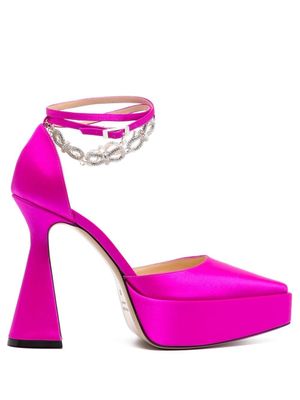 MACH & MACH escarpins à semelle plateforme pointue - Rose