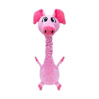 KONG SHAKERS BOBZ VARKEN MET PIEP ROZE 33X14X9 CM