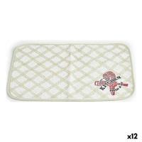 Placemat Kinvara Wit Groen 33 x 0,3 x 48 cm (12 Stuks)