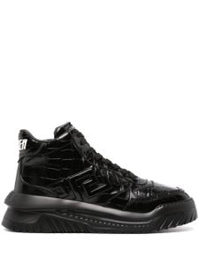 Versace baskets montantes Greca Odissea - Noir