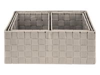 LIVARNO home Opbergmanden of organizer (Mandenset 4 stuks, Beige)