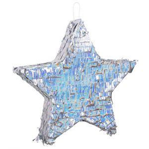 Boland piñata ster zilver 44 x 44 cm