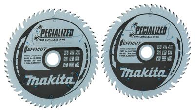 Makita Accessoires Twin-Pack Cirkelzaagblad Hout Efficut 165x20x1,45 56T 23g - B-57336-2