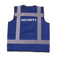 RWS veiligheidsvest security blauw - RWS veiligheidsvest security blauw