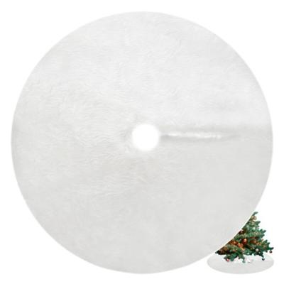 Ruhhy Kerstboomrok - wit - D150 cm - polyester - kerstboom rok - kerstboomkleed Ruhhy Kerstboomrok - wit - D150 cm - polyester - kerstboom rok - kerstboomkleed
