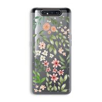 Botanical sweet flower heaven: Samsung Galaxy A80 Transparant Hoesje Botanical sweet flower heaven: Samsung Galaxy A80 Transparant Hoesje