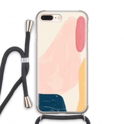Saturday Flow: iPhone 8 Plus Transparant Hoesje met koord