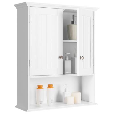 Wandkast Badkamer Wandkast Houten Wandkast 60 x 20 x 70,5 cm Wit
