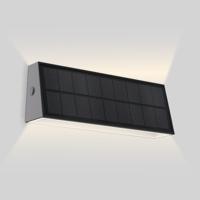 Solan Up&Down LED Solar muurlamp Zwart Solan Up&Down LED Solar muurlamp Zwart