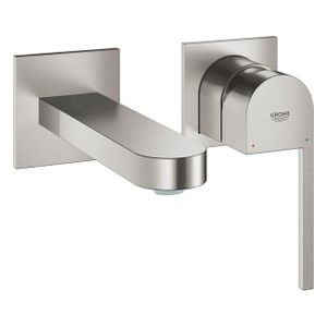 GROHE Plus waterbesparende afbouwdeel voor wandkraan m-size met sprong 14.7cm supersteel 29303DC3