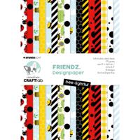 Creative Craftlab • friendz designer paper pad bee-lightful