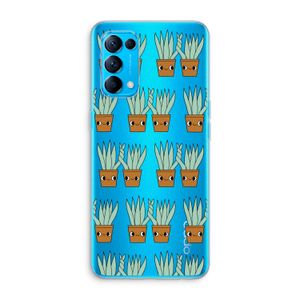 Sansevieria: Oppo Find X3 Lite Transparant Hoesje