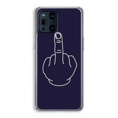F**k U: Oppo Find X3 Transparant Hoesje