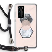 Creatieve toets: Huawei P40 Transparant Hoesje met koord