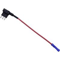 TRU COMPONENTS Plattezekeringsadapter Platte zekering micro Aantal polen 3 15 A 1 stuk(s)