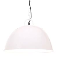 The Living Store Hanglamp Industriële Stijl - 106 cm - Wit IJzer - E27 Fitting - Max 25W - thumbnail