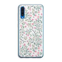 Sierlijke bloemen: Samsung Galaxy A50 Transparant Hoesje