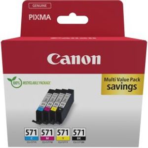 Canon 0386C008 inktcartridge 4 stuk(s) Origineel Zwart, Cyaan, Magenta, Geel