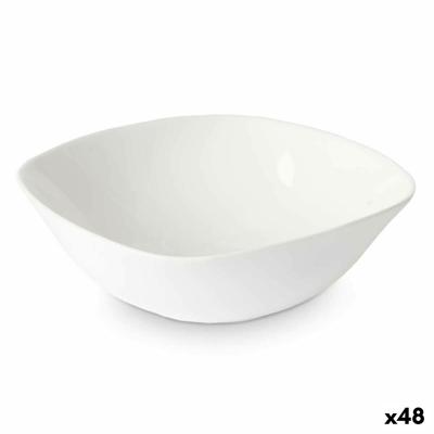 Kom Wit 15 x 5 x 15 cm (48 Stuks) Vierkant