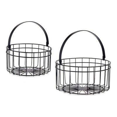 Basket spelset Gift Decor JY19150BK JY19150BK Zwart Metaal
