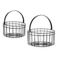 Basket spelset Gift Decor JY19150BK JY19150BK Zwart Metaal