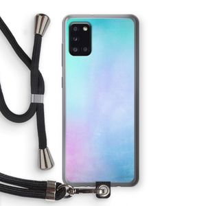 mist pastel: Samsung Galaxy A31 Transparant Hoesje met koord