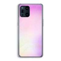Flow mist pastel: Oppo Find X3 Transparant Hoesje