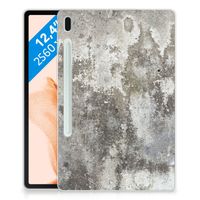 Samsung Galaxy Tab S7FE Tablet Back Cover Beton Print