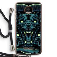 Cougar and Vipers: Motorola Moto Z Force Transparant Hoesje met koord