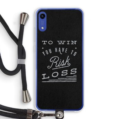 Risk loss: Honor Play 8A Transparant Hoesje met koord