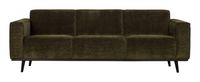 BePureHome Bank 3-zits 'Statement' Rib, kleur Warm Groen