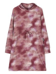 Hundred Pieces robe tie dye à col roulé - Rose