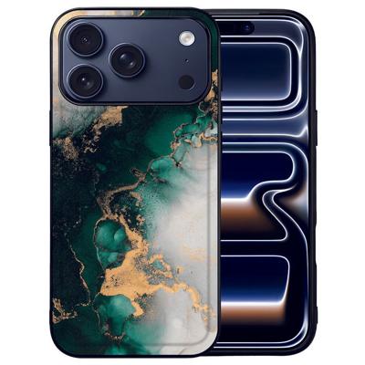 Telefoonhoesje iPhone 17 Pro Marmer Groen
