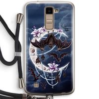 Vleermuizen Maan: LG K10 (2016) Transparant Hoesje met koord