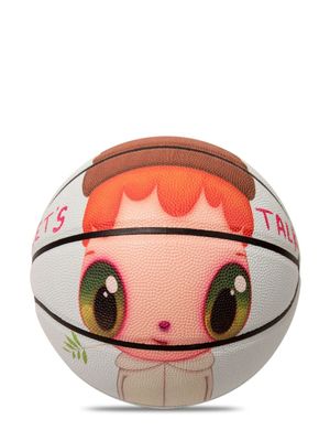 Mira Mikati x Javier Calleja Let's Talk ballon de basket - Blanc