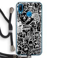 Vexx Black Mixtape: Huawei P20 Lite Transparant Hoesje met koord
