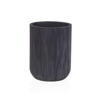 Tandenborstelhouder Versa Grijs Hars 8 x 10,5 x 8 cm
