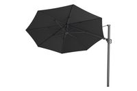 Platinum Challenger Zweefparasol T2 premium - 3,5 m. rond Faded black - thumbnail