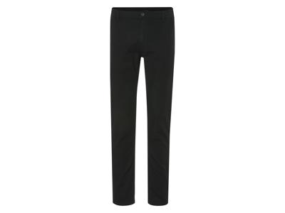 LIVERGY Heren chino - Slim fit (Zwart, XL)