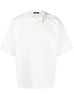 Undercover t-shirt en coton à détails de zips - Blanc