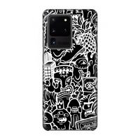 Vexx Black Mixtape: Volledig geprint Samsung Galaxy S20 Ultra Hoesje