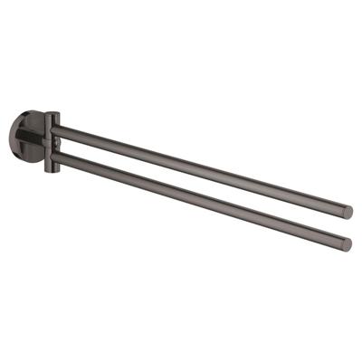 GROHE Essentials Handdoekhouder - 45cm - dubbel - draaibaar - hard graphite 40371a01