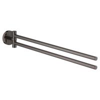GROHE Essentials Handdoekhouder - 45cm - dubbel - draaibaar - hard graphite 40371a01