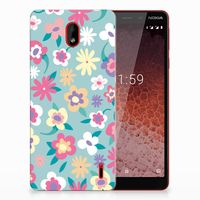 Nokia 1 Plus TPU Case Flower Power - thumbnail