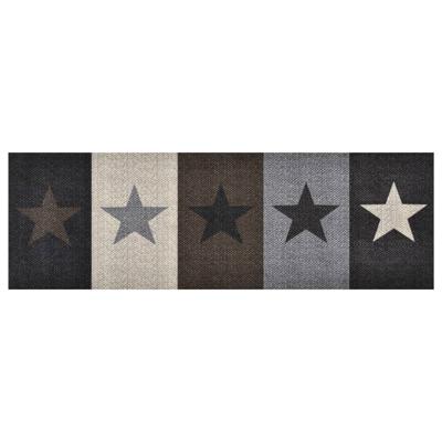 VidaXL Keukenmat wasbaar stars 60x300 cm