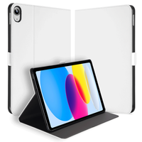 Book Cover Case voor de Apple iPad (2022) 10.9 Wit met Standaardfunctie - thumbnail
